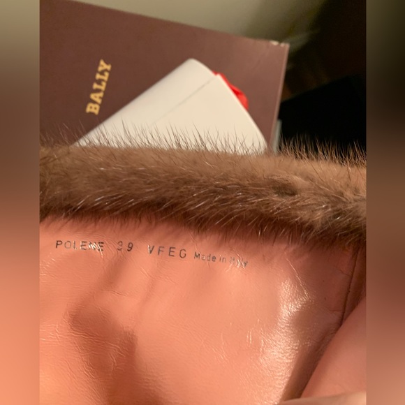 NIB-Never Worn Bally Brown Mink/Suede Ankle Boots Made In - Picture 5 of 8